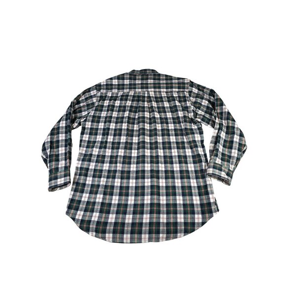 Claybrooke Button Down Green Plaid Shirt Men's Sz Med 100% Cotton Long Sleeve - Picture 7 of 7